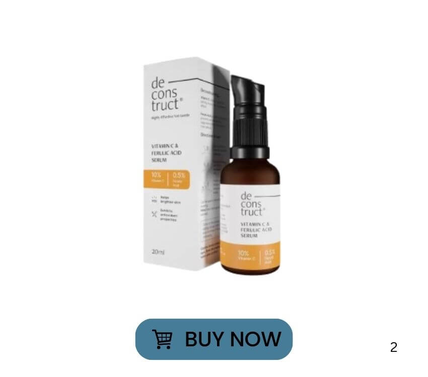 deconstruct 10% Vitamin C Face serum | Reduces Dark Spots, Uneven Skin Tone (20 ml)