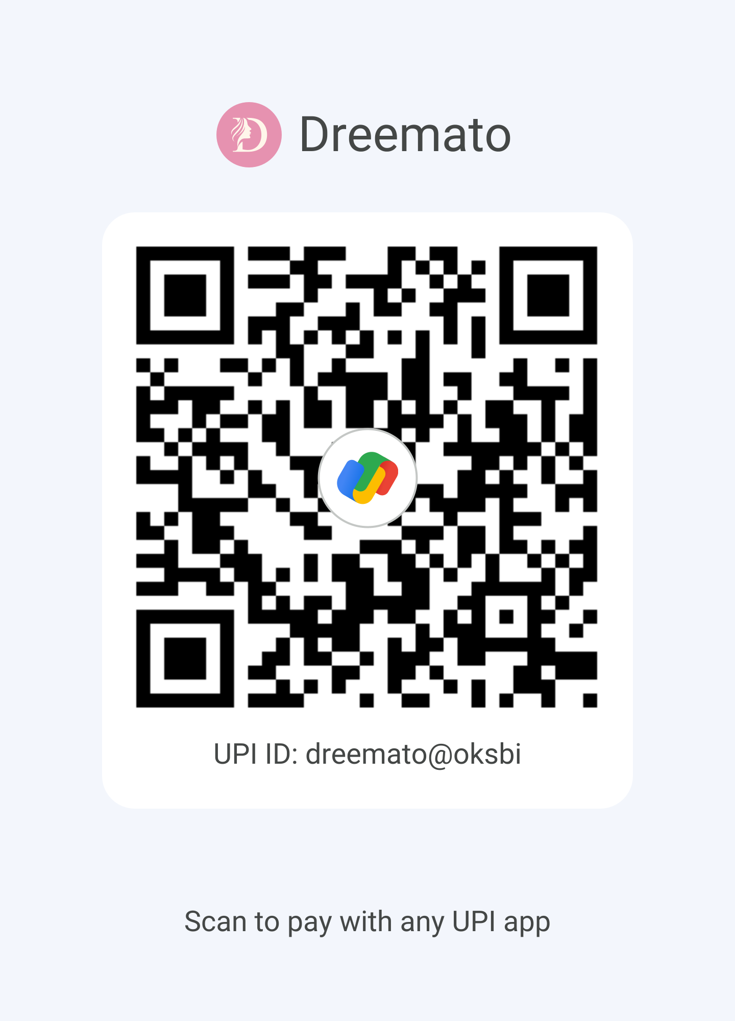 Donate via UPI