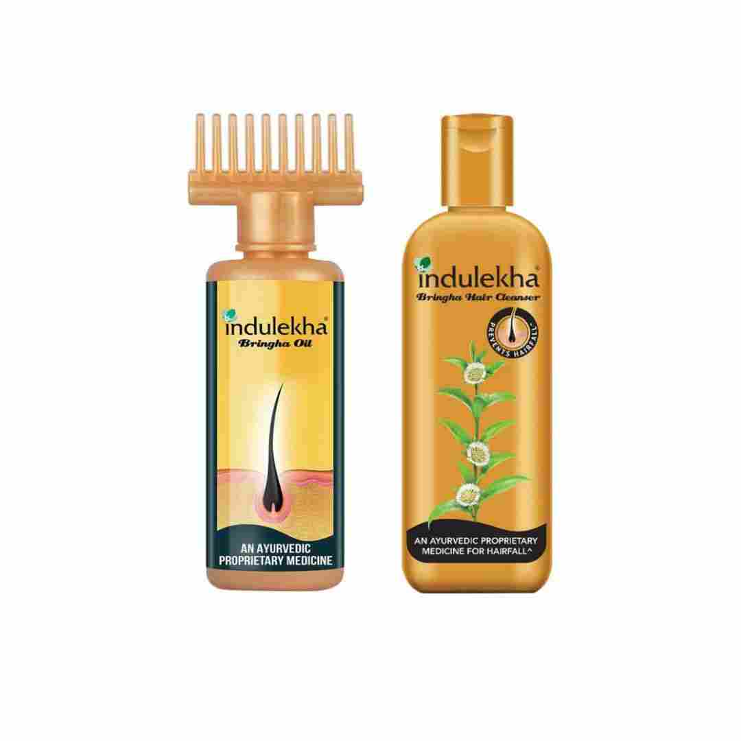 Indulekha Bringha Shampoo 100ml for hair fall & scalp nourishment