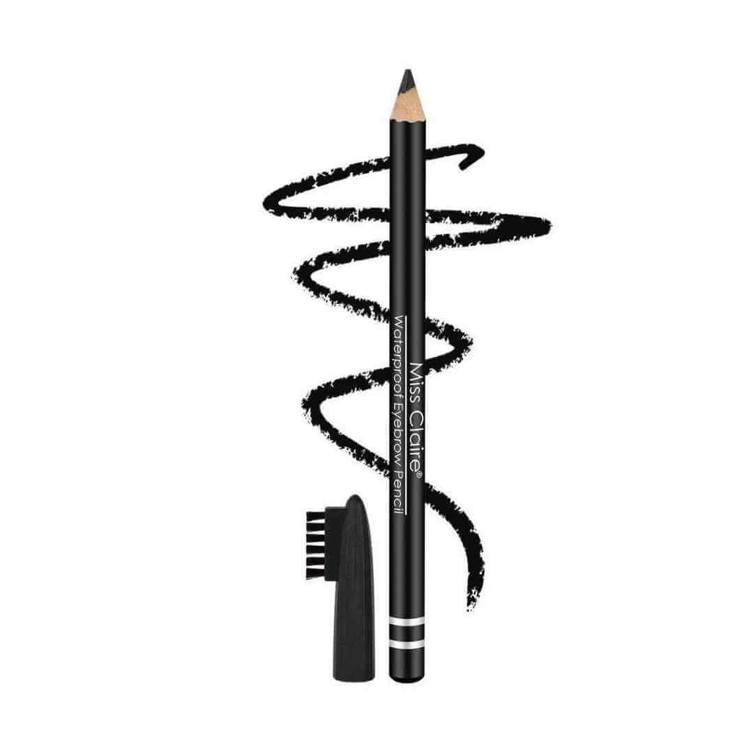 "Dual-ended eyebrow pencil with a fine tip and spoolie for precise shaping."