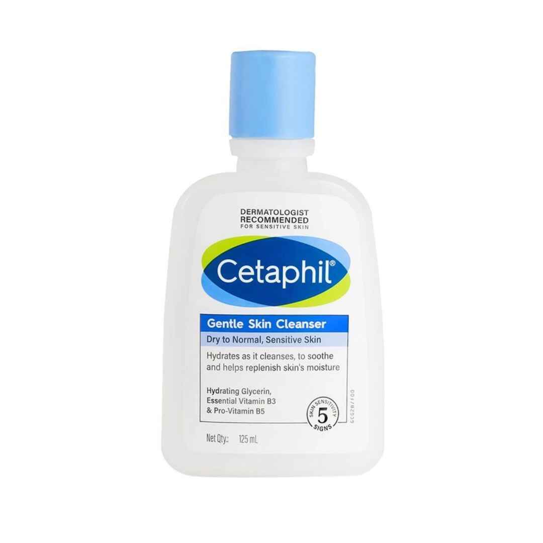 Cetaphil Gentle Cleanser bottle for dry and sensitive skin, daily hydrating face and body wash, non-irritating formula