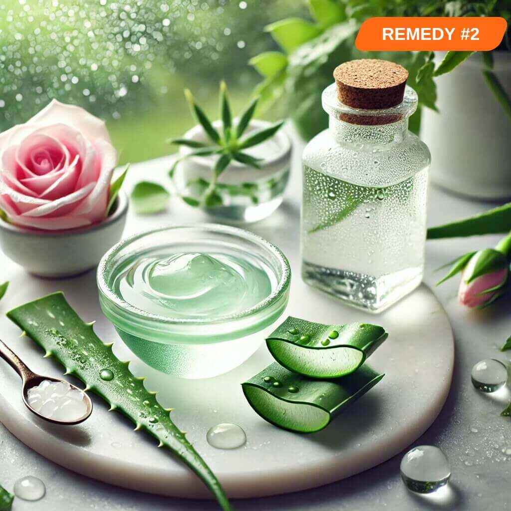 Aloe Vera and Rose Water face Mask