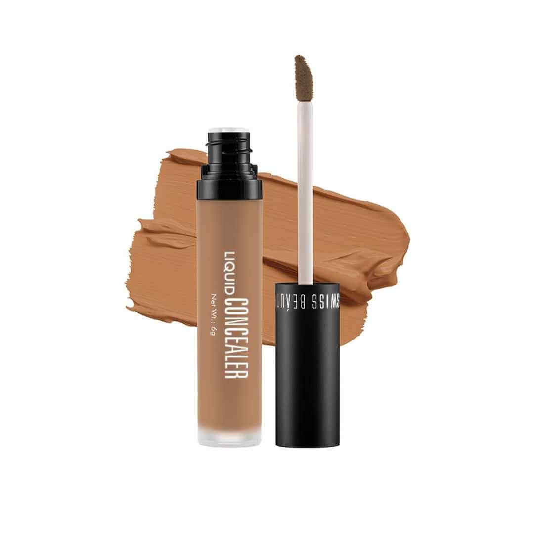 "Full-coverage concealer to hide dark circles and blemishes."