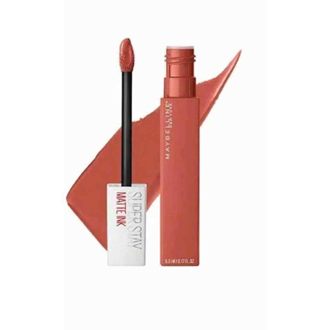 "Glossy lipstick with a shiny finish for hydrated and fuller-looking lips."