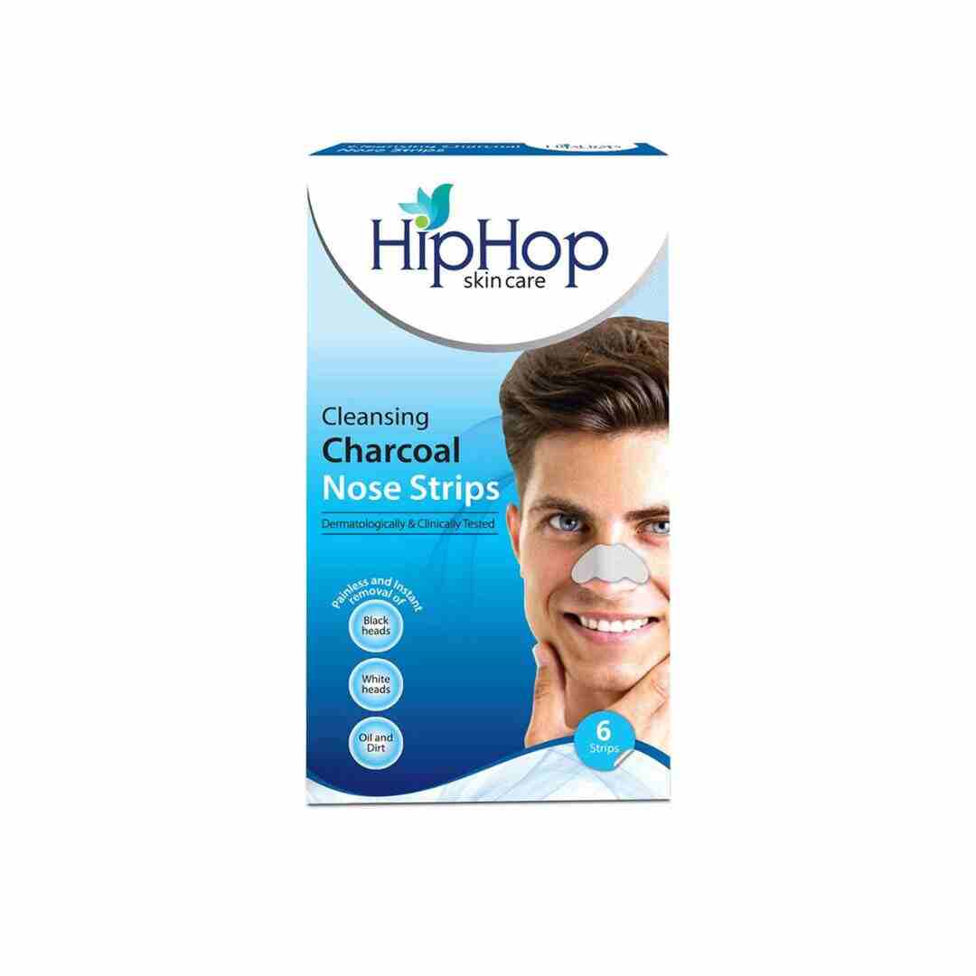 HipHop charcoal nose strips for women to remove blackheads and clean pores at home, best skincare in 2025