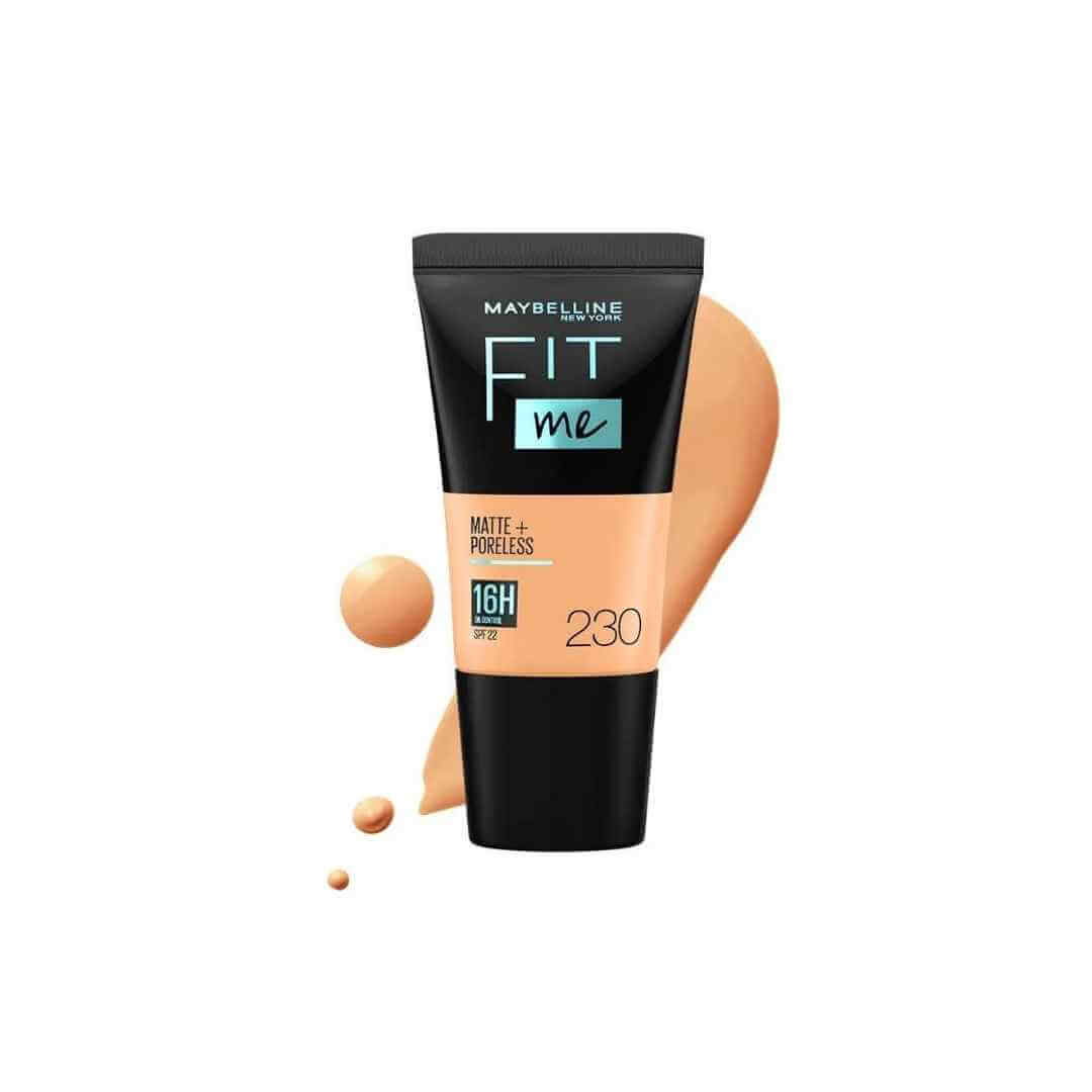 Liquid foundation for even skin tone and natural coverage.
