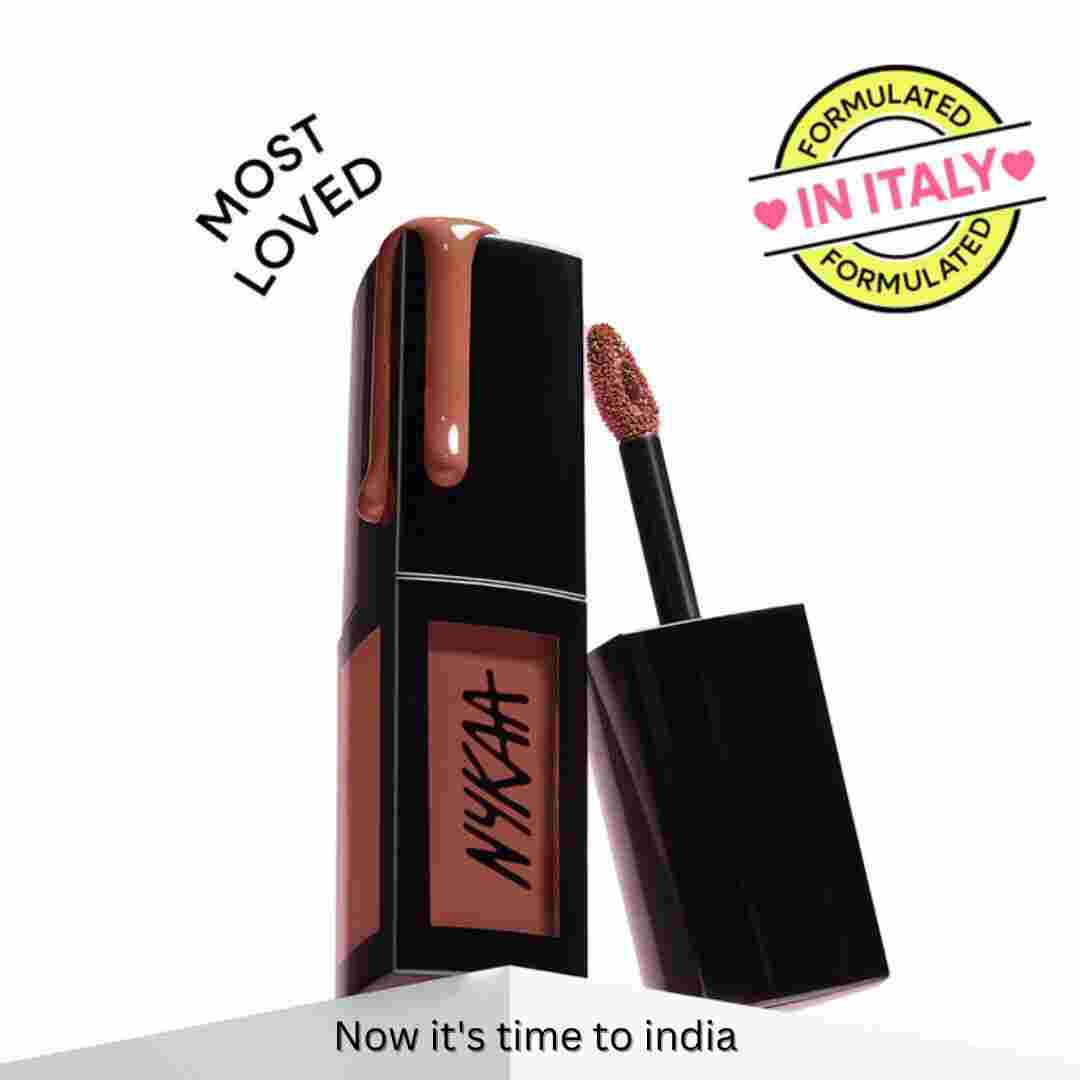 Nykaa Matte to Last Liquid Lipstick Chai 18 – Smudge-Proof, Long-Lasting, Matte Finish