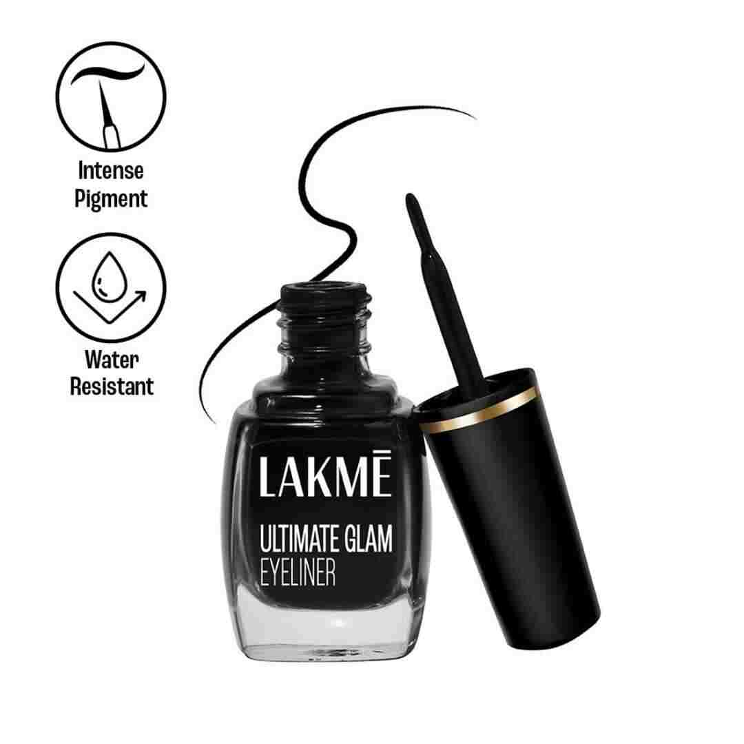 "Waterproof black eyeliner for sharp and long-lasting eye definition."