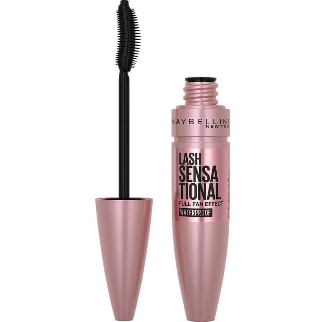 "Waterproof mascara for long, voluminous lashes that last all day."