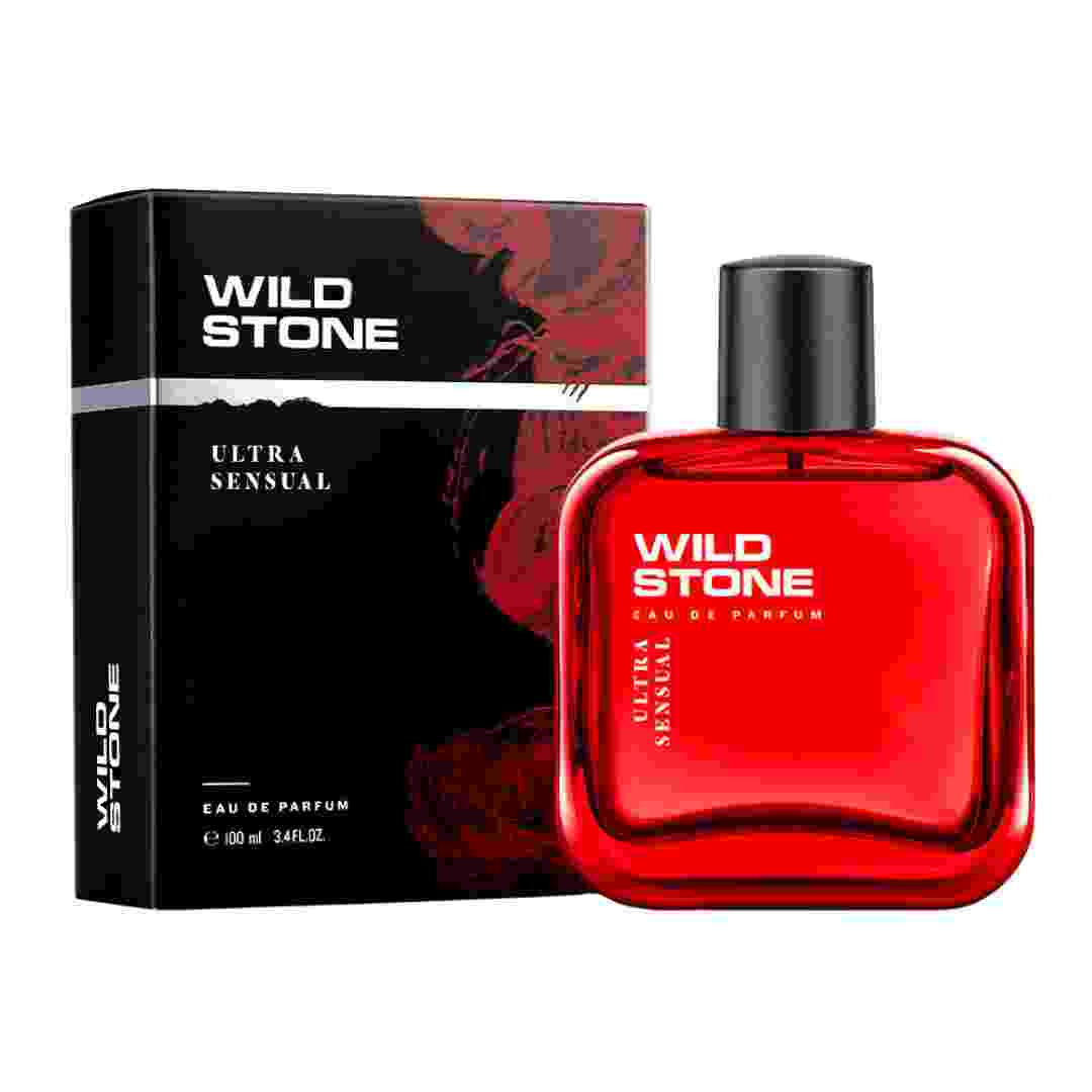 Wild Stone Ultra Sensual Perfume for Men, 100ml – Long-lasting, spicy, and bold fragrance for men.