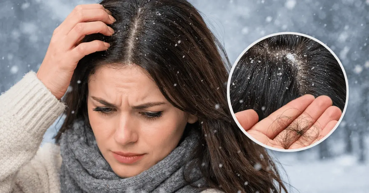 how to avoid dandruff in winter and stop hair fall