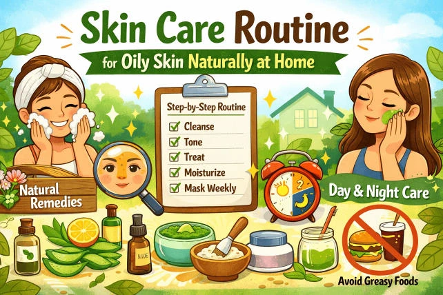 skin-care-routine-for-oily-skin-naturally-at-home