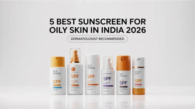 Best sunscreen for oily skin in India 2026 with SPF 50 lightweight gel non greasy