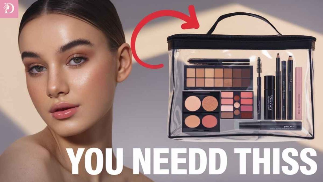 Beginner makeup kit with essential products
