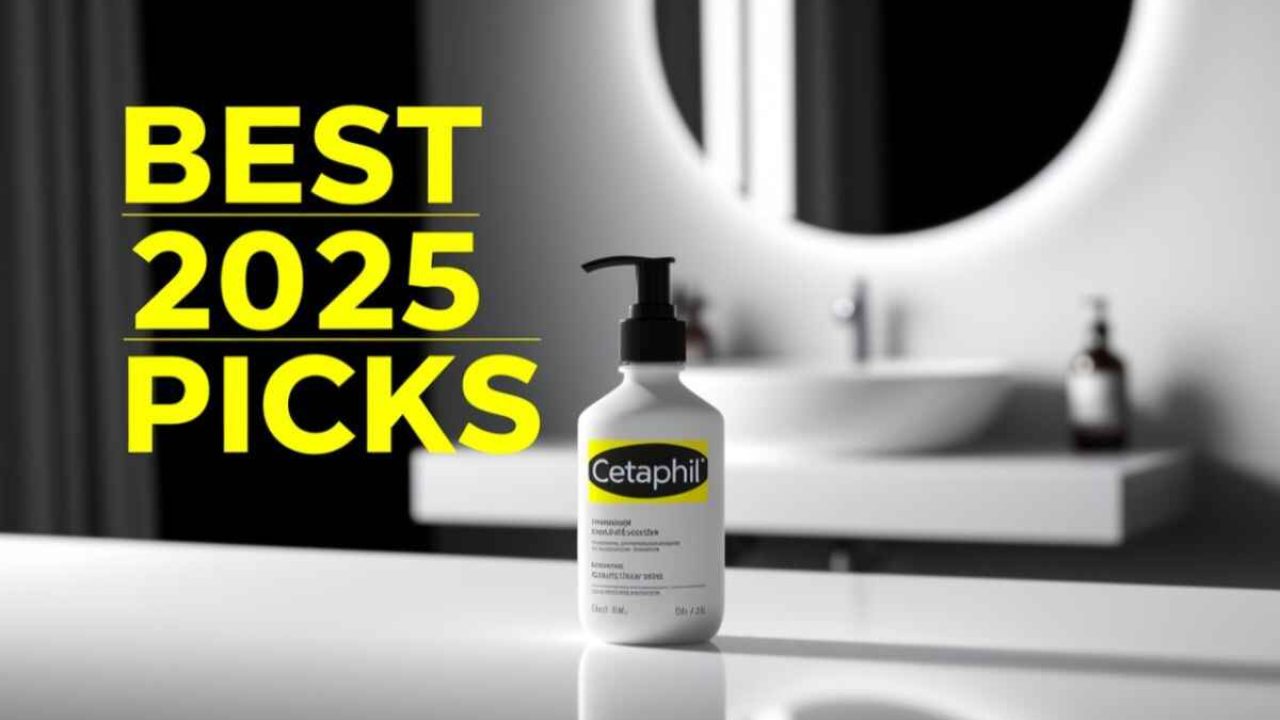 A collection of the best face washes for women in 2025, suitable for all skin types.