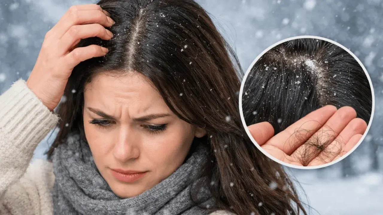 how to avoid dandruff in winter and stop hair fall