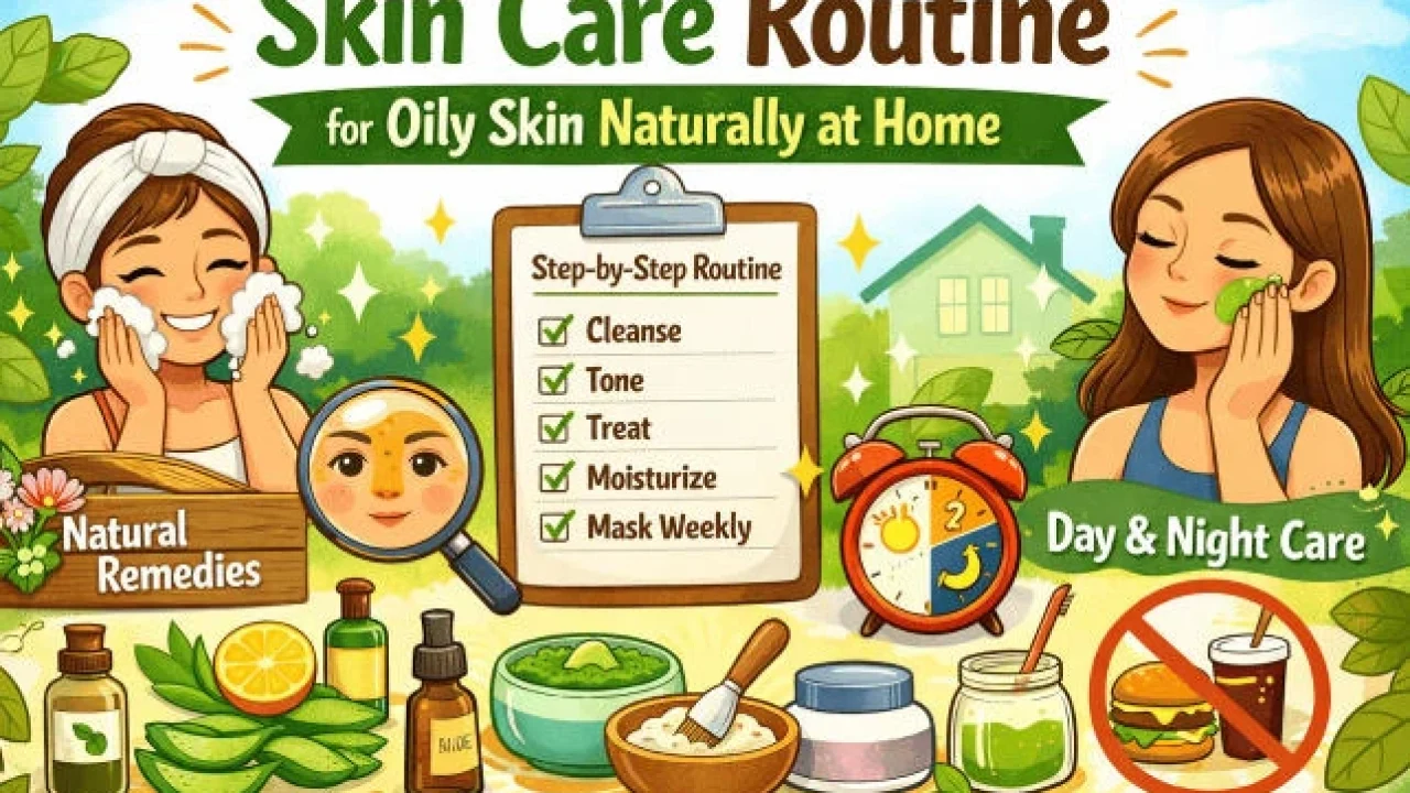 skin-care-routine-for-oily-skin-naturally-at-home